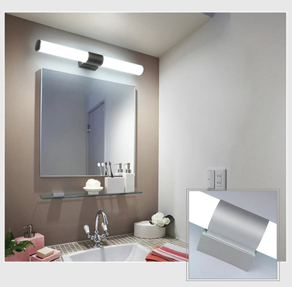 Xsky LED Modern Wall Lamp Vanity Lights Bathroom Led Mirror Light Waterproof 12W 16W 22W AC85-265V LED Tube Bathroom Lighting
