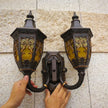 Outdoor Porch Wall Lights, European Water-Proof Garden Villa Gate Wall Sconces, Indoor Corridor Hallway Balcony Wall Lighting