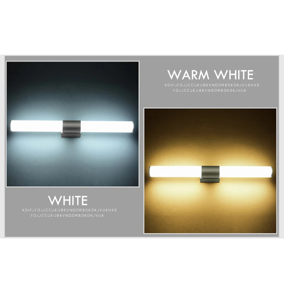 Xsky LED Modern Wall Lamp Vanity Lights Bathroom Led Mirror Light Waterproof 12W 16W 22W AC85-265V LED Tube Bathroom Lighting