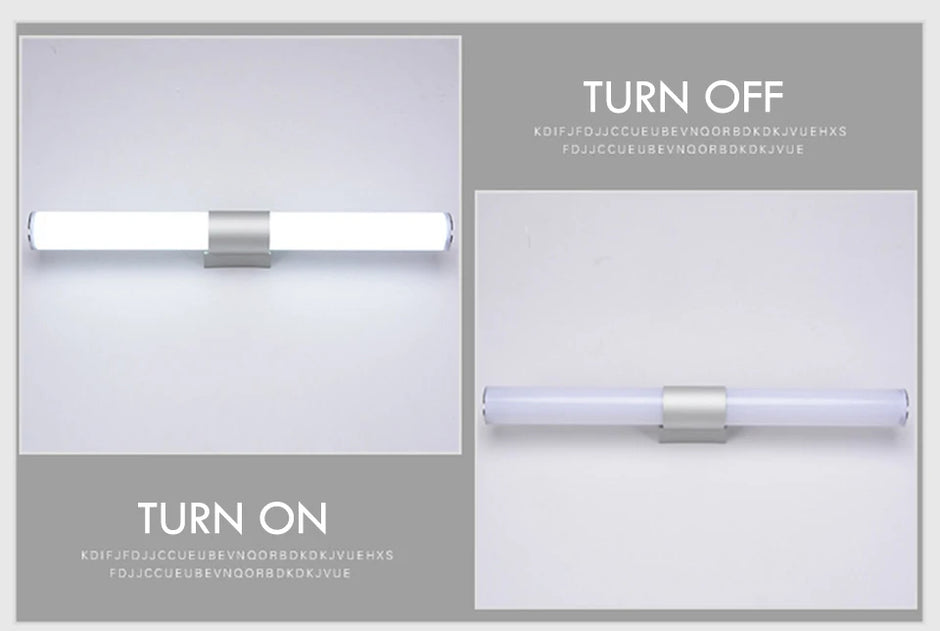 Xsky LED Modern Wall Lamp Vanity Lights Bathroom Led Mirror Light Waterproof 12W 16W 22W AC85-265V LED Tube Bathroom Lighting