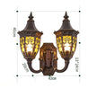 Outdoor Porch Wall Lights, European Water-Proof Garden Villa Gate Wall Sconces, Indoor Corridor Hallway Balcony Wall Lighting