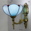 Artpad Stained Glass Lampshade Batterfly Pyramid Art Wall Lamp Led Bedside Study Asile Wall Mounted Lamp Up Or Down Lighting