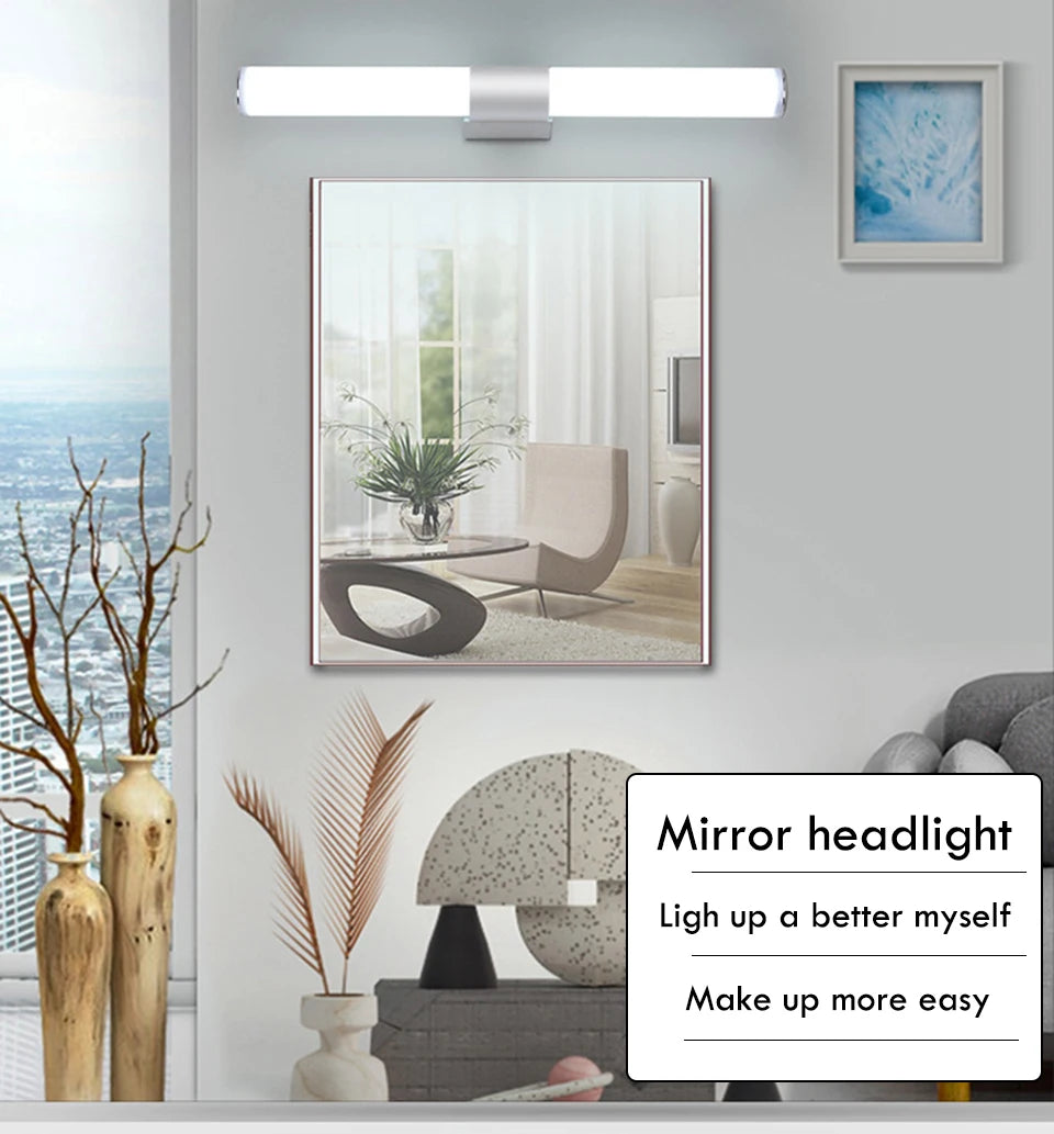 Xsky LED Modern Wall Lamp Vanity Lights Bathroom Led Mirror Light Waterproof 12W 16W 22W AC85-265V LED Tube Bathroom Lighting