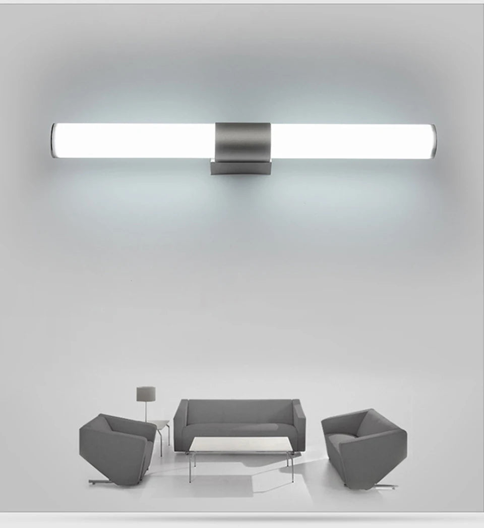 Xsky LED Modern Wall Lamp Vanity Lights Bathroom Led Mirror Light Waterproof 12W 16W 22W AC85-265V LED Tube Bathroom Lighting