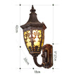 Outdoor Porch Wall Lights, European Water-Proof Garden Villa Gate Wall Sconces, Indoor Corridor Hallway Balcony Wall Lighting
