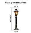 European Style Retro Home/Engineering Lawn Light Outdoor Waterproof Garden Road High Pole Light E27 Garden Light