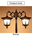 LED Street Lamp European Style Retro Waterproof Garden Lamp Outdoor Villa Lawn Community High Pole Landscape Lamp Street Light