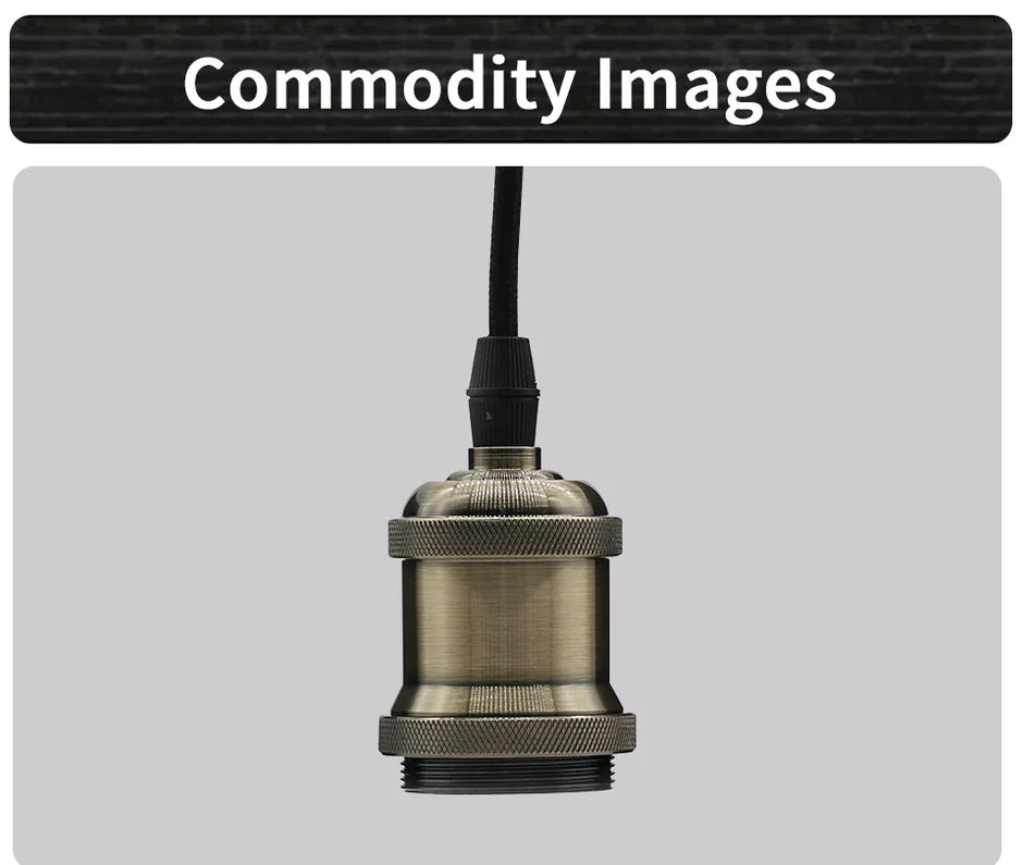 Retro Pendant Lights E27 110V 220V Socket Vintage Aluminum ceiling Light Bedside multicolour chandelier Light Industrial Lamp