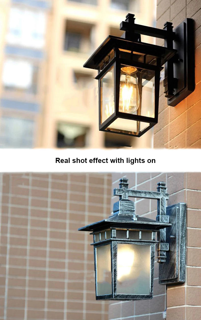 Exterior Wall Lamp Outdoor Lamp Waterproof Garden Lamp Balcony Wall Lamp Stairway Aisle Entrance Door Outdoor Wall Lamp