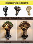 European Style Retro Peacock Wall Lamp Led Hotel Art Wall Lamp Balcony Villa Door Light Suitable For Indoor / Outdoor Lighting