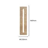 Wabi Sabi Travertine Rectangular Stone Sconce Outdoor Wall Lamp for Yard Balcony Living Room Restaurant Corridor Staircase LED