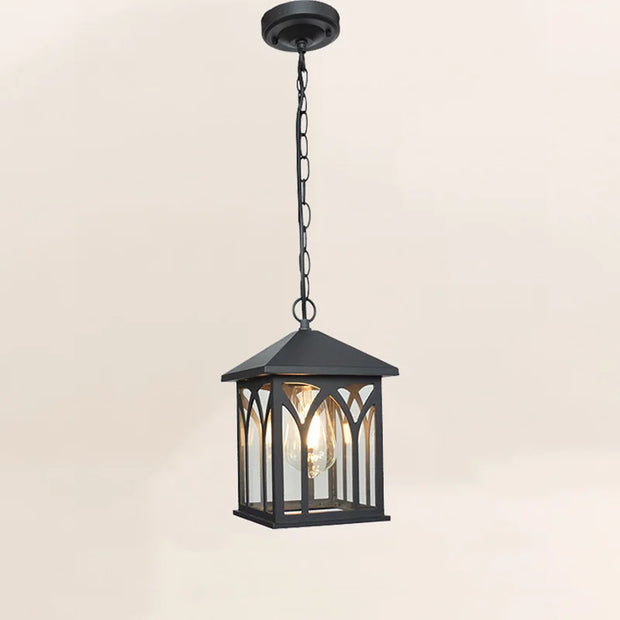 European Waterproof Pendant Lamp Outdoor Retro Village Chandelier Balcony Corridors Lights Grape Rack Hanglamp Luminaire