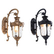 Europe Outdoor Wall Light Retro Garden Yard Porch Lamp Residential Balcony Exterior Waterproof Lighting E27 Glass Fixtures