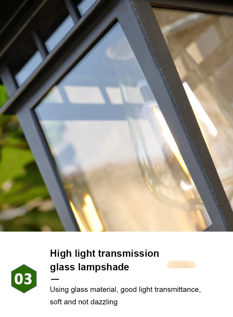 Exterior Wall Lamp Outdoor Lamp Waterproof Garden Lamp Balcony Wall Lamp Stairway Aisle Entrance Door Outdoor Wall Lamp