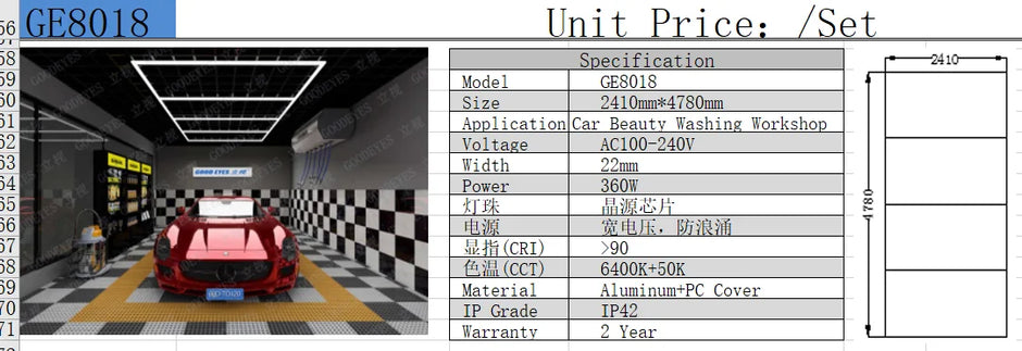 Hot Sales Hexagons Led Lights Individual DIY Factory Supplier Car Showroom 4S Workshop Dropshipping