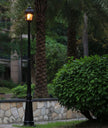 (H≈ 2.4m) Outdoor Courtyard Street Lamp European-Style Waterproof Retro Corridor Lamp Villa Outdoor High Pole Project