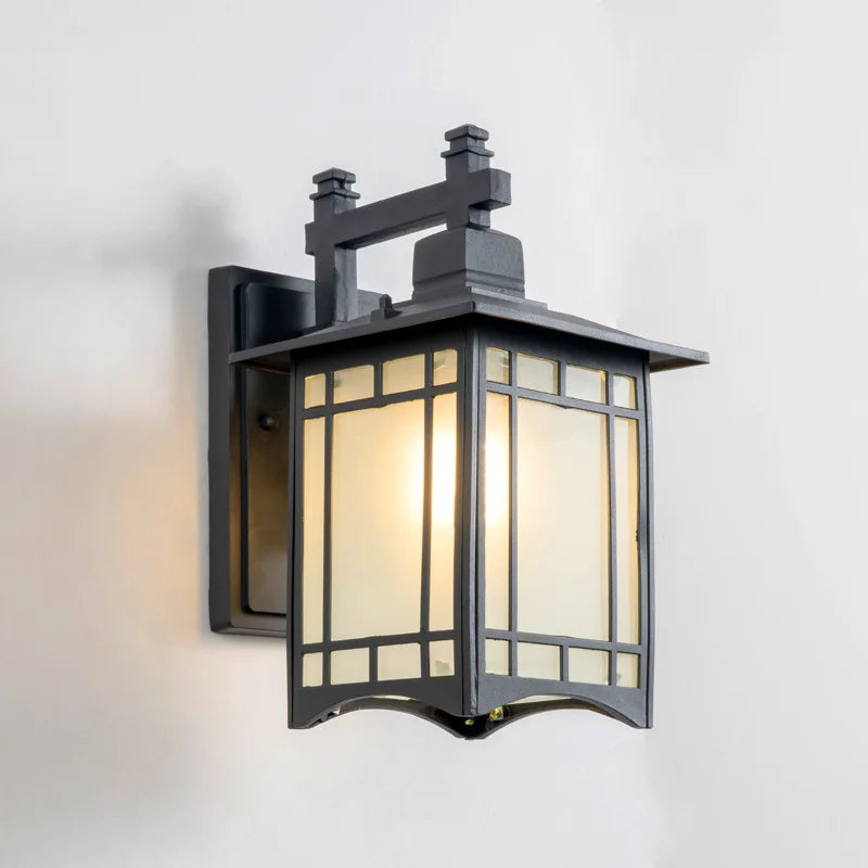 Modern Minimalist Wall Lamp Waterproof Outdoor European Style Courtyard Balcony Lighting for Chinese Corridor Aisle