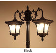 LED Street Lamp European Style Retro Waterproof Garden Lamp Outdoor Villa Lawn Community High Pole Landscape Lamp Street Light
