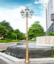 (H≈2.3M)Courtyard Street Lamp Community High Pole Lamp Outdoor Waterproof Lawn Lamp Villa Outdoor Retro Courtyard Lamp Landscape