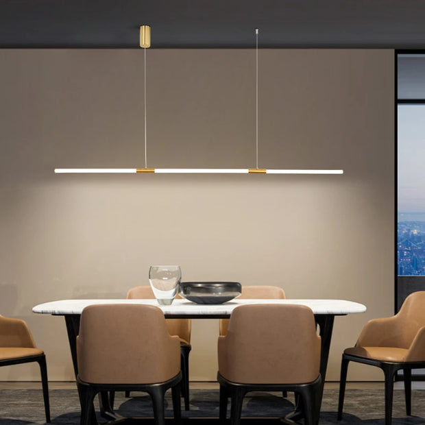 Led Pendant Light Kitchen Lighting Modern Chandeliers For Dining Room Dining Table Led Pendant Lamp Bronze Lustre App/Remote