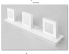 Modern Stair Led Wall Lamp Kitchen Bathroom Mirror Light Fixture Decor Bedroom Home Lighting White Metal Acrylic Sconce 110-220V