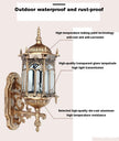 Outdoor Super Bright Wall Lamp Aisle European Style Garden Wall Lamp Waterproof Simple Retro Villa Balcony Corridor Wall Lamp