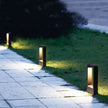Outdoor IP68 15W LED Pillar Light 110V 220V DC12V LED Garden Light Lawn Lamps for Courtyard Villa Landscape bollards Lighting