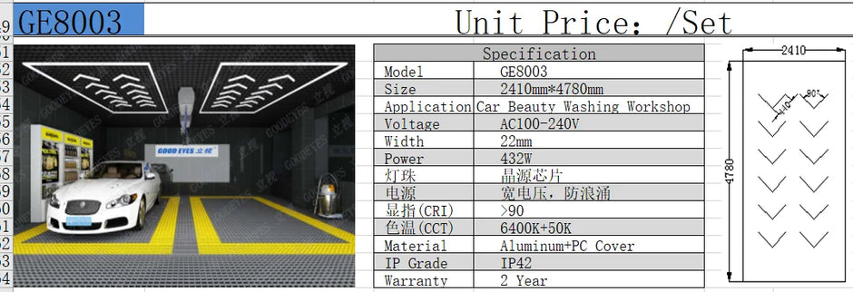Hot Sales Hexagons Led Lights Individual DIY Factory Supplier Car Showroom 4S Workshop Dropshipping