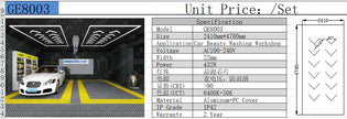 Hot Sales Hexagons Led Lights Individual DIY Factory Supplier Car Showroom 4S Workshop Dropshipping