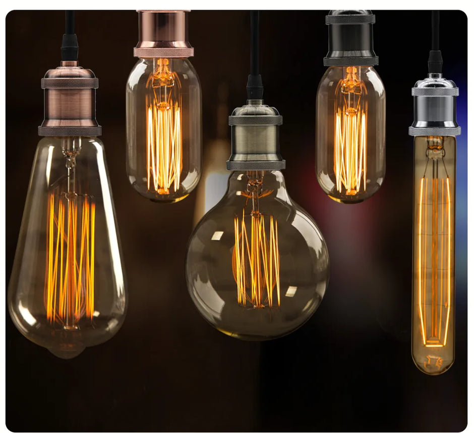 Retro Pendant Lights E27 110V 220V Socket Vintage Aluminum ceiling Light Bedside multicolour chandelier Light Industrial Lamp