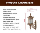 Outdoor Super Bright Wall Lamp Aisle European Style Garden Wall Lamp Waterproof Simple Retro Villa Balcony Corridor Wall Lamp