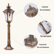 European Style Retro Home/Engineering Lawn Light Outdoor Waterproof Garden Road High Pole Light E27 Garden Light