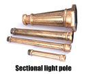 (H≈2.3M)Courtyard Street Lamp Community High Pole Lamp Outdoor Waterproof Lawn Lamp Villa Outdoor Retro Courtyard Lamp Landscape