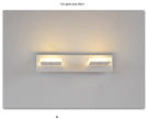 Modern Stair Led Wall Lamp Kitchen Bathroom Mirror Light Fixture Decor Bedroom Home Lighting White Metal Acrylic Sconce 110-220V