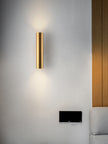 Minimalist Double Headed Cylindrical Wall Lamp Modern Indoor Lamps Background Wall Hallway Bedroom Light Up and Down Luminous