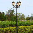 Waterproof high LED retro outdoor landscape courtyard 3m European style outdoor lawn lamp villa household garden street lighting