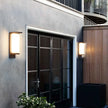 Outdoor Waterproof Wall Lamp for Courtyard Villa Entrance Garden Yard Lighting Modern Simple Style Metal+PC Light Source