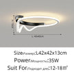 Villa Office LED Chandelier New Shape For Foyer Bedroom Dining Room Studyroom Hotel Restaurant Living Room Kitchen Indoor Lamp