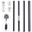 Modern Plug in Long Wall Sconce Indoor Wall Lamp Wall Mounted Light for Bedroom Living Room Hallway