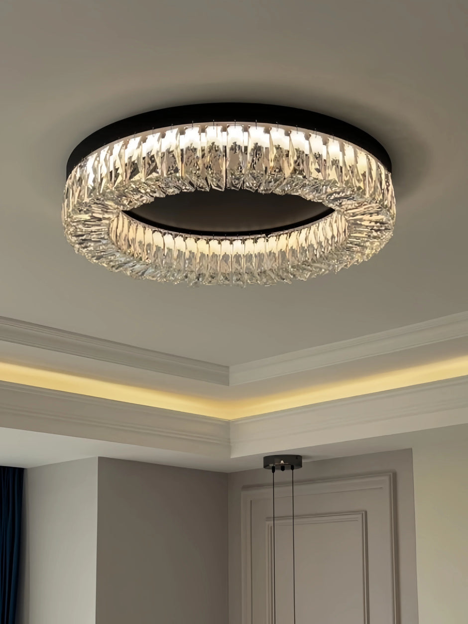 Light Luxury Modern Led Crystal Ceiling Ceiling Light Home Decoration Living Room Bedroom Dining Room Hotel Kitchen Lighting