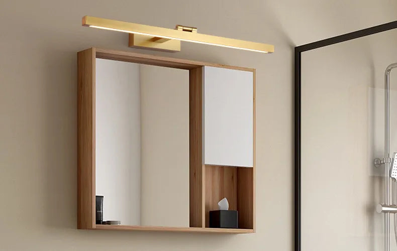 Led Mirror Headlight Bathroom Easy installation Nordic Bathroom Mirror Cabinet Mirror Light Hotel Aisle Painting Headlight