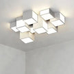 Nordic Designer Combination Honeycomb LED Indoor Ceiling Lamp,Remote Dimming Lustres Living Room Pendant Light Bedroom Decor