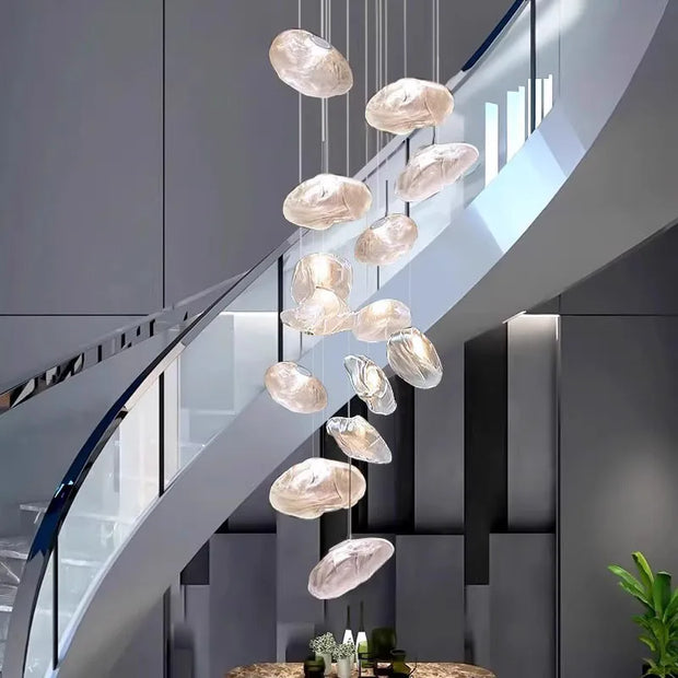 Nordic home decoration, stair chandelier, living room and dining room Pendant lights, ceiling light, indoor lighting