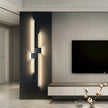 Wall Lamps LED Lights Simple Modern Sofa Living Room Decor TV Background Decoration Wood Grille Bedroom Bar Long Strip Wall Lamp