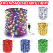 1Pcs Solar LED Firework Light Copper Wire Christmas Fairy Lights Lawn Pathway Light Garden Decoration