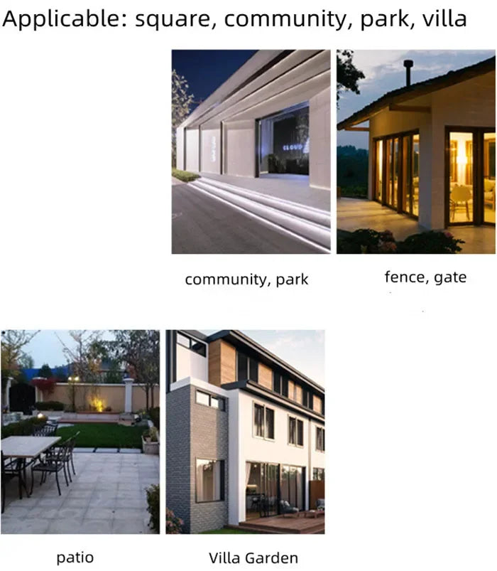 Outdoor LED Wall Lamp Waterproof Villa Lighting Courtyard  Simple Entrance Gate Pillar Outdoor Corridor Terrace Outside