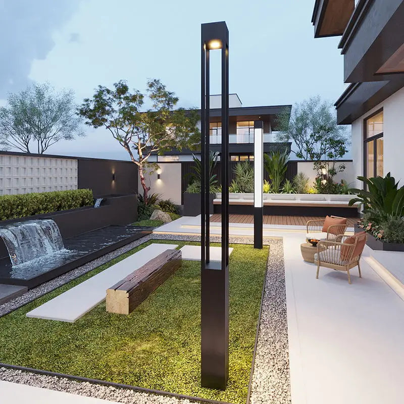 Garden lamp outdoor waterproof new Chinese landscape lamp post community square commercial street lamp project custom high pole
