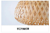 2025 Bamboo Pendant Lamps Hand Knitted Chinese Style Weaving Hanging Lamps 26cm Restaurant Home Decor Lighting Fixtures HOT
