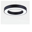 Modern minimalist geometric pendant lights, for dining room, gymnasium, LED hollow pendant lights, supermarket circular lights