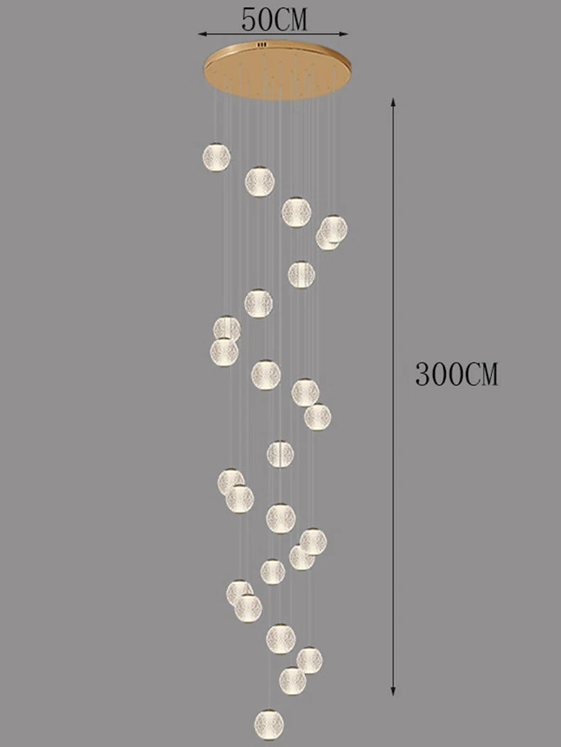 Modern Stair chandelier Pendant lights indoor lighting Ceiling lamp hanging light led Chandeliers for living room indoor lightin